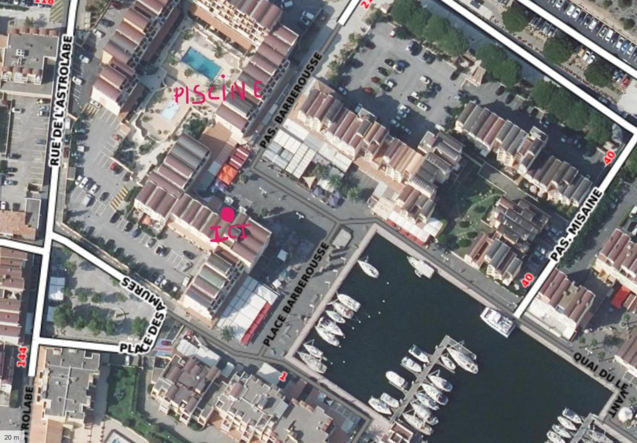 Charmant Studio Port De 格吕桑 外观 照片